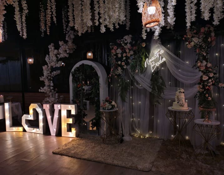 Restaurante campestre al aire libre