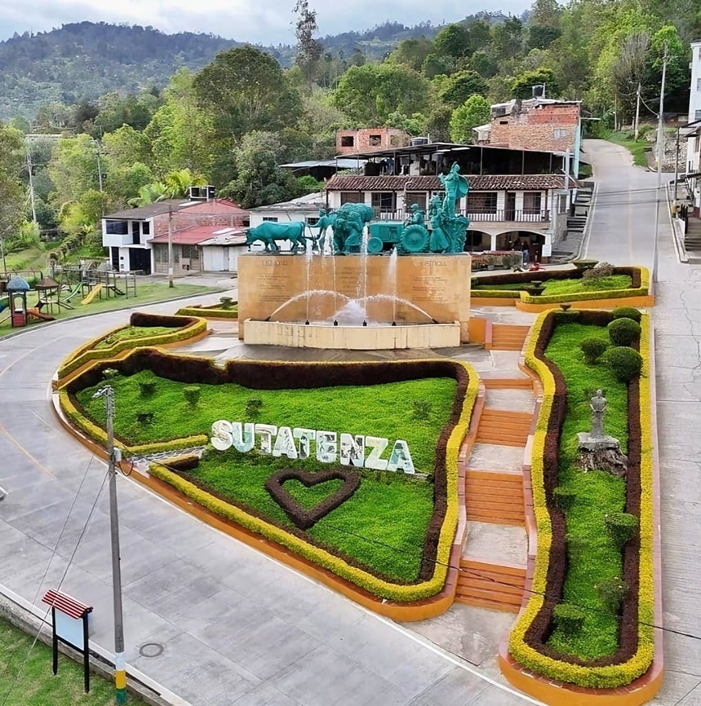 Panorámica del municipio de Sutatenza, Boyacá, Colombia
