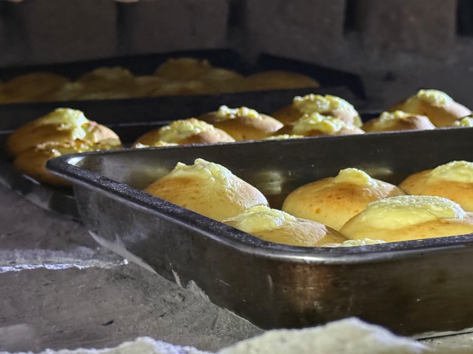 Horno de leña tradicional panaderia